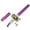 Purple, variant on Walbest Telescopic Pen Fishing Pole Mini Pocket Fishing Rod and Mini MetalReel Wheel, Travel Fishing Rod Set for Ice Fly Fishing Sea Saltwater Freshwater