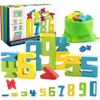 hand2mind Foam Blocks, Counting Cubes for Kids Math, 1 inch Blocks for Preschool Crafts, Early Math Manipulatives for Preschool, Classroom Supplies