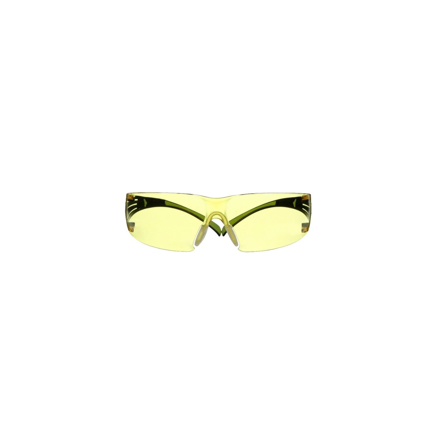 Peltor Sport SecureFit Safety Eyewear, Black/Amber Frame, Amber Polycarbonate Anti-Fog Lens, 1 Pair
