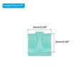 thumbnail image 2 of Uxcell Paper Cutter Replacement Blade, 4 Pcs A4 Size Portable Hidden Paper Trimmer Slicer Blade Refill Parts, Green, 2 of 5