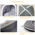 thumbnail image 2 of Cat Bed for Indoor Cats - Cat Cave Bed Cat House Cat Tent with Removable Washable Cushioned Pillow, 2 of 7