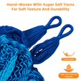 thumbnail image 4 of Hamaca Lazy Daze, tejida a mano estilo maya, 3.2 m azul, capacidad 250 kg, 4 of 7