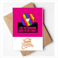 thumbnail image 1 of Je Suis le Mouton Arc-en-Ciel de Mon Amour Cartes de Remerciement Enveloppes Note Vierge, 1 of 3