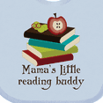 thumbnail image 4 of Inktastic Mamas Little Reading Buddy Bookworm Boys or Girls Baby Bib, 4 of 4