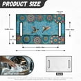 thumbnail image 7 of Yuyamidu Hummingbird Golf Cart Seat Covers, Boho Flowers Golf Cart Seat Towel Blanket with 4 Front Pockets Blue Club Car Cushion Covers, 7 of 7
