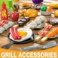 thumbnail image 3 of JBeeCtrl 68 PCS Play Kitchen Toy Set Kids Barbeque Grill Playset Cooking Toys Set Kids Toy BBQ Grill Playset Pretend Play Toys for Toddlers 3-5 Birthday Gift for Boys Girls, 3 of 8