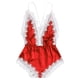 thumbnail image 2 of Lencería sexy Mujer Ropa interior con cuello en V profundo Body de malla de encaje para niña, Rojo, XXL Methold XX000171-17, 2 of 7