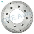 thumbnail image 4 of Set of 6 Rear Drilled Brake Rotors-Ceramic Brake Pad For 2006 GMC Sierra 3500, 4 of 10