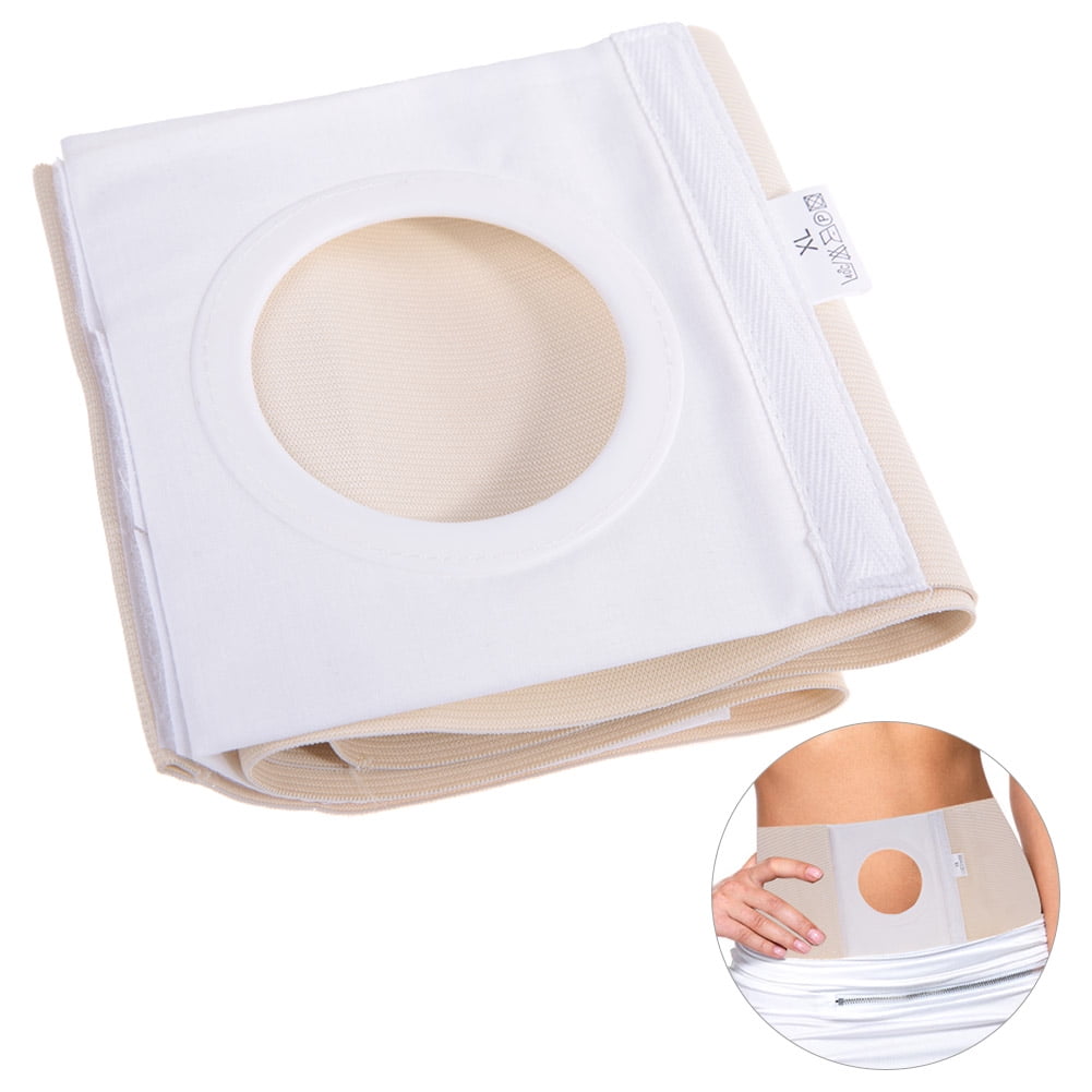 Mgaxyff Ostomy Belt, Ostomy Support Belt,3 Sizes Medical Ostomy Belt Unisex Ostomy Hernia Support Belt Abdominal Binder Brace