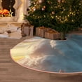 thumbnail image 5 of Sikiie Cute Cloud Cat Nativity Christmas Tree Skirt, Jesus Christian Winter Holiday Tree Mat Decoration(30-48IN)36", 5 of 6