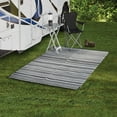 thumbnail image 6 of Auto Drive 6' x 9' Reversible Gray RV Patio Mat, Perfect for RV Patios and Garden Patios, Polypropylene, 6 of 16