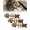 3 Pcs, variant on Catnip & Silvervine Chew, Fishbone Cat Dental Sticks for Teeth Cleaning with Toy Ball, Natural Kitten Chew Toys for Indoor Cats