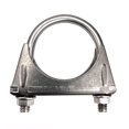 thumbnail image 1 of Abrazaderas De Silenciador De 2,5 Pulgadas De Alta Resistencia, Abrazadera De Perno En U De Acero Inoxidable De 2 1/2 Pulgadas, Conexión De Tubos De Punta, 1 of 5