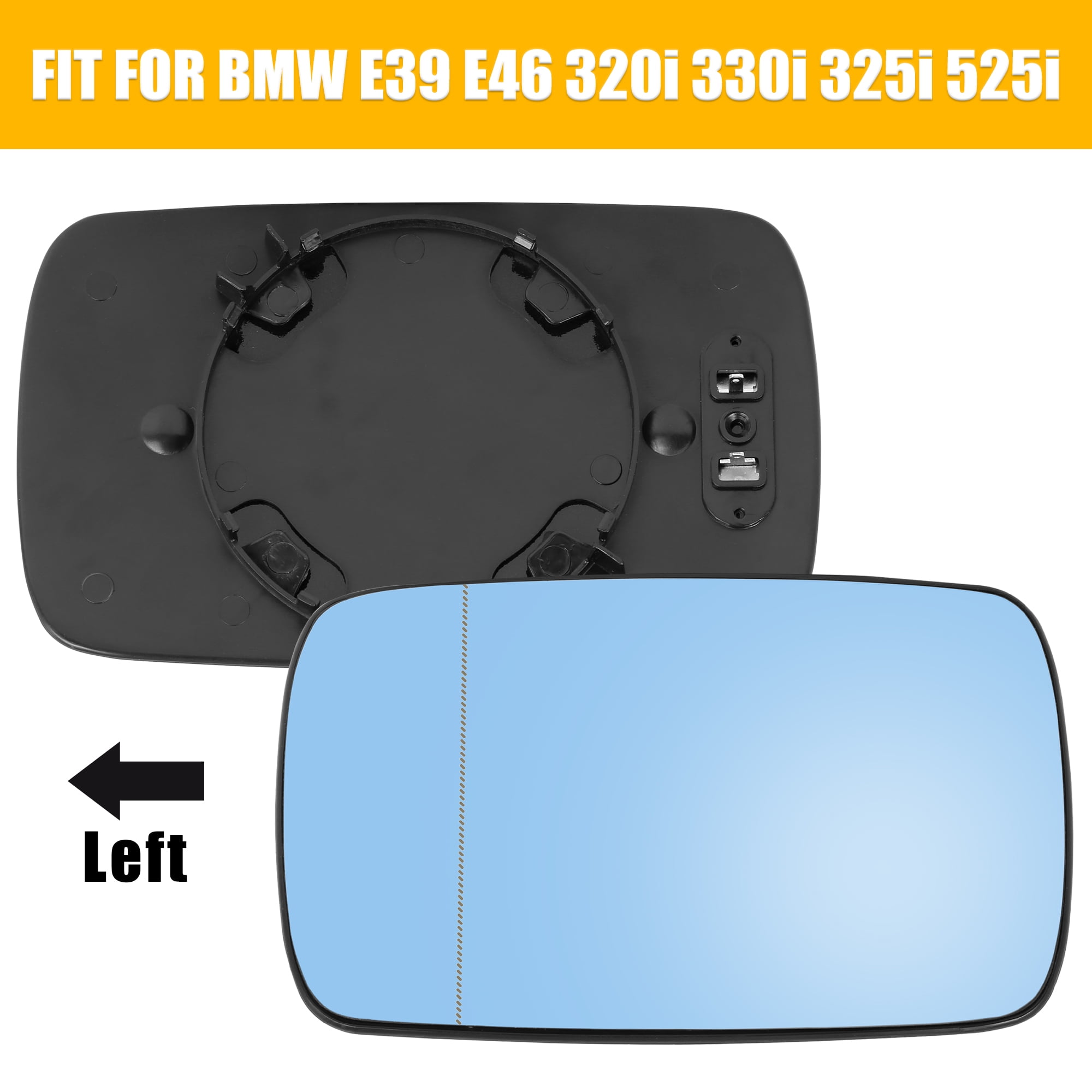 Car Left +Right Side Mirror Glass with Backing Plate Heated for