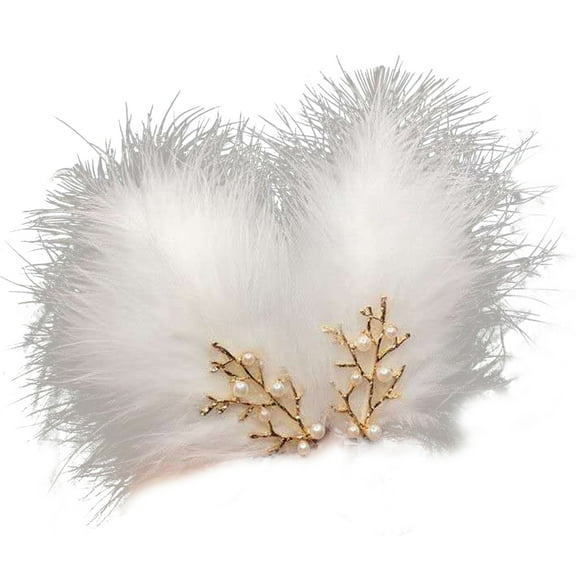 Yokua Vintage Feather Hairpin Chinese Style Hair Clip Summer Hairpin for Woman