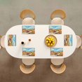 thumbnail image 5 of Fall-featured Heat-Resistant Placemats, for Kitchen Restaurant Table Autumn Scenery Wheat Pumpkins Placemat 6pcs/Pack 17.7x13in, Autumn Vintage Placemats, 5 of 5