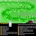 thumbnail image 3 of Christmas Mini Tree Lights Outdoor Cluster Light, 1000 LED Firecrackers String, 16 Modes Timer Remote Waterproof Plug in Twinkle Fairy Lights for Garland Window Party（Green）, 3 of 7