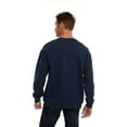thumbnail image 5 of BILLIONHATS 24 Pack Mens Adult Crewneck Fleece Lined Pullover Sweatshirt Bulk, Navy Color, Wholesale Multipack Donation for Homeless (Large), 5 of 7
