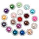 thumbnail image 1 of FQTANJU 20 piezas de pegamento de perlas de imitación de colores mezclados con diamantes de imitación redondos de 15mm de diámetro en la parte posterior plana, 1 of 5