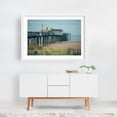 thumbnail image 2 of Ocean City Fishing Pier 02 - Ocean City Maryland Photography White Framed Wall Art Print 24 x 36 inches, 2 of 3