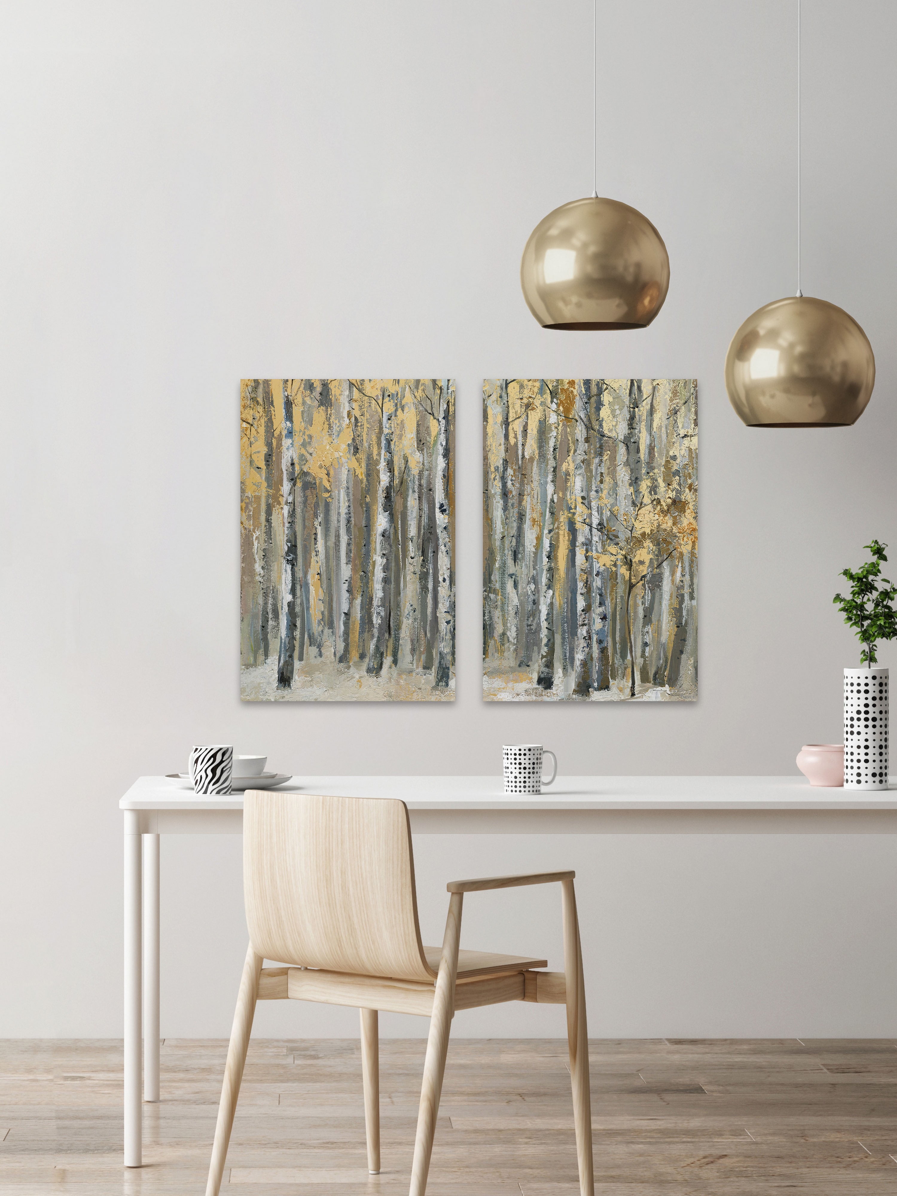 Autumn Forest Diptych