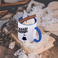 thumbnail image 5 of 3dRose, Blue, White, Gray Under Construction Sign and Construction Cone, 15oz Two-Tone Blue Mug, 5 of 7