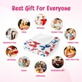 thumbnail image 6 of Flannel Fleece Throw Blanket, Soft Large Throw Blanket, Lightweight Cozy Plush Throw Blanket Fit Sofa Bed, 40"x50", Bows, 6 of 7