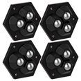 thumbnail image 1 of Infidev Rotating Storage Box Wheels, Movable Bottom Pulleys with Silent Sliding and Adhesive for Heavy Objects, Universal Suit for Organizers, Bins, Laundry Baskets, 1 of 8
