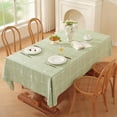 thumbnail image 1 of Linen Table Cloth Cotton Wheat Coffee Linen Tablecloth for Square Tables Heavy Weight Washable Farmhouse Soft Boho Tablecloth for Kitchen ; Table Linens (Wheat Coffee x ), 1 of 8