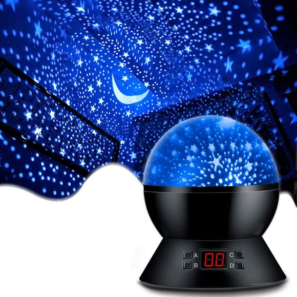 Proyector nocturno MOKOQI con temporizador para niños. Regalo perfecto para niñas y niños de 1 a 14 años