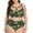 Green, variant on VerPetridure Bathing Suit for Women 2 Piece Bikini Women's Fashion Comforted Camouflage Crossovers Split Plus Size Swimsuit