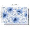 thumbnail image 5 of Pioneer Flower Floral Print Pattern Summer Placemats Table Placemats Set Of 6-Linen Kitchen Washable Placemats Table Mats 12x18 Inch Non-Slip Heat Resistant, 5 of 5