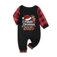 thumbnail image 3 of Christmas Pajamas Sets for Family Matching Family Christmas Pajamas 2025 Holiday Long Sleeve Shirts Xmas Family Jammies Sleepwear Long Pants(Baby), 3 of 5