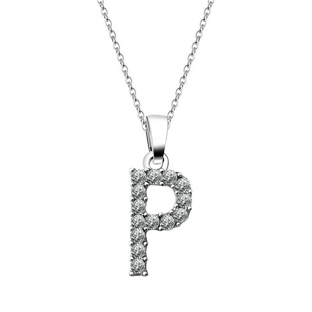 Heliisoer Cadeau Mode pour Femmes 26 Colliers Lettres Anglaises Bijoux