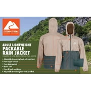 Ozark Trail Adult Lightweight Packable Rain Jacket - Sizes XL/XXL