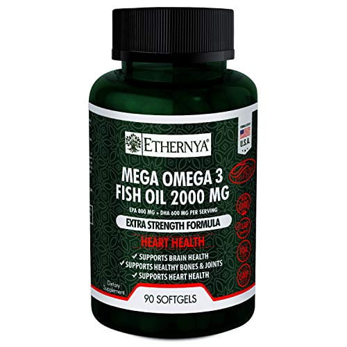 Mega Omega 3 Fish Oil 2000 mg - Walmart.com - Walmart.com