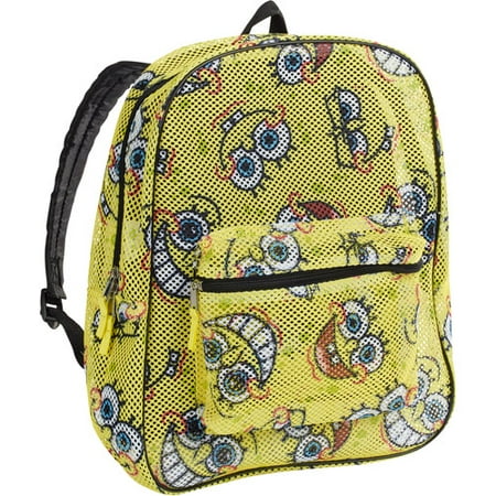 backpack mesh spongebob nickelodeon walmart