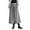 Grey, variant on Female Women Pants Casual Women's Sweatpant Jeans Straight Leg Women Fashion Solid Woolen Culottes Loose Wide Leg Pants Nine Quarter Pants L