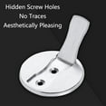 thumbnail image 6 of TOP-MAX 4PCS Metal Magnetic Door Stoppers Zinc Alloy Door Stopper Holder Adjustable Height Door Safety Catch Stopper Black, 6 of 8