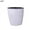 XL*2pcs, variant on CheersUS 12cm x 12cm x 10cm Round White Resin Plant Pot & Planter with Durable (2 Count)
