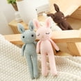 thumbnail image 2 of Baby Bunny Rabbit Plush Stuffed Animal Hand-Knit Doll Baby Sleep Toy Newborn Gif, 2 of 5