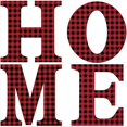 thumbnail image 1 of Yuarrent Letrero de con letras de Navidad, decoración de para el hogar con cuadros rojos y negros encantadores, decoración de puerta Kits de decoración para fiestas Numero 3 Yuarrent HA043407-03, 1 of 1