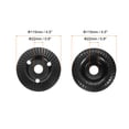 thumbnail image 2 of Uxcell 2pcs Wood Carving Wheel Set 4.5" Wood Shaping Disc Wood Shaper with 7/8" Arbor for 4.5" 5" Angle Grinder Wood Cutting, 2 of 7