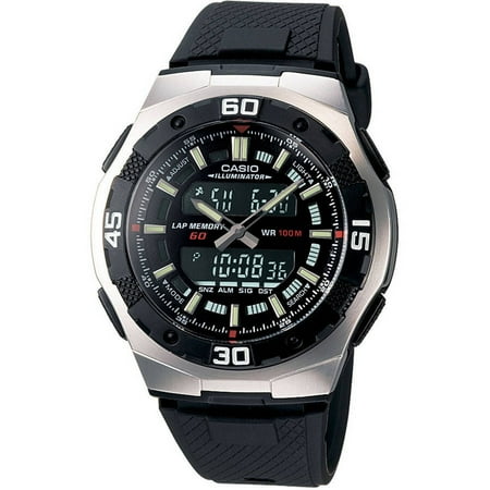 Casio Men's Ana-Digi Sport Watch, Black Resin Strap
