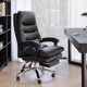 thumbnail image 3 of Design Leather Recliner Office Chair Ergonomic Nordic Executive Leisure Rotating Chair Relax Fashion Chaise De Bureau Furniture My Lux Decor Round, 3 of 14