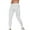 White, variant on BLCHUNen Mens Yoga Pants Elastic Waist Breathble Daily Home Casual Aerobics Gym Cycling Hiking Sports Pants