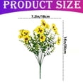 thumbnail image 6 of Artificial Fake Pansy Flowers for Outdoor, Ngxiha Artificial Flowers Pansy Violet, Faux Silk Pansies Flower for Spring Summer Decoration Uv Resistant Fake Plants for Outside Planter for Decoration, 6 of 9