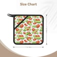 thumbnail image 2 of 1 PCS Pot Holders for Kitchen - Heat Resistant Silicone Pot Holders with Hanging Loop, Cucumber Tomato Non Slip Oven Hot Pads, Potholders for Decor Baking Cooking Kitchen, 2 of 6