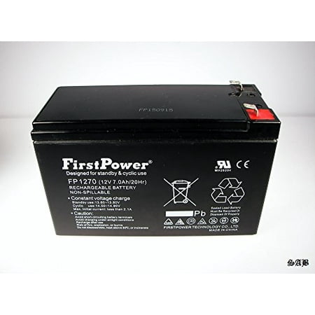 FirstPower 12v 7ah for Best Technologies Fortress