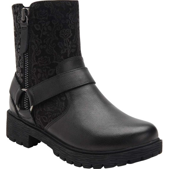 Women's Alegria by PG Lite Charlette Harness Boot Goth You're Cool Leather 41 M